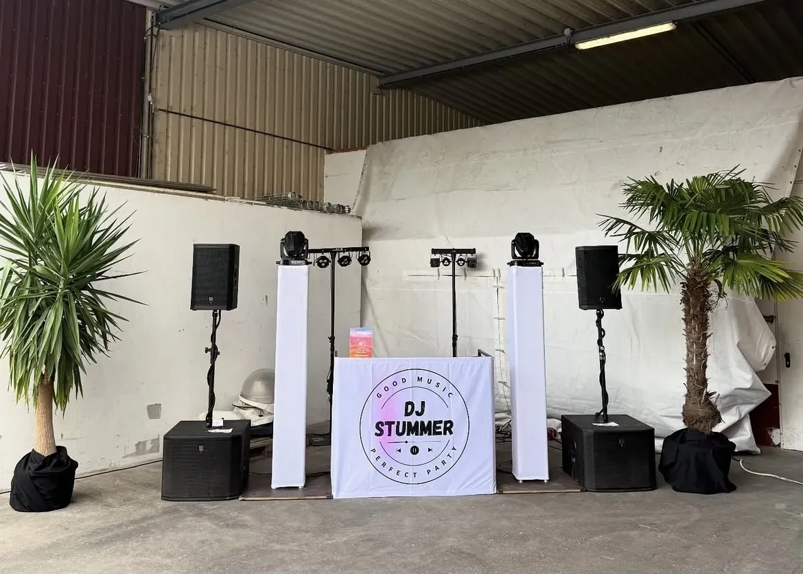 Musikanlage auf Firmenfeier